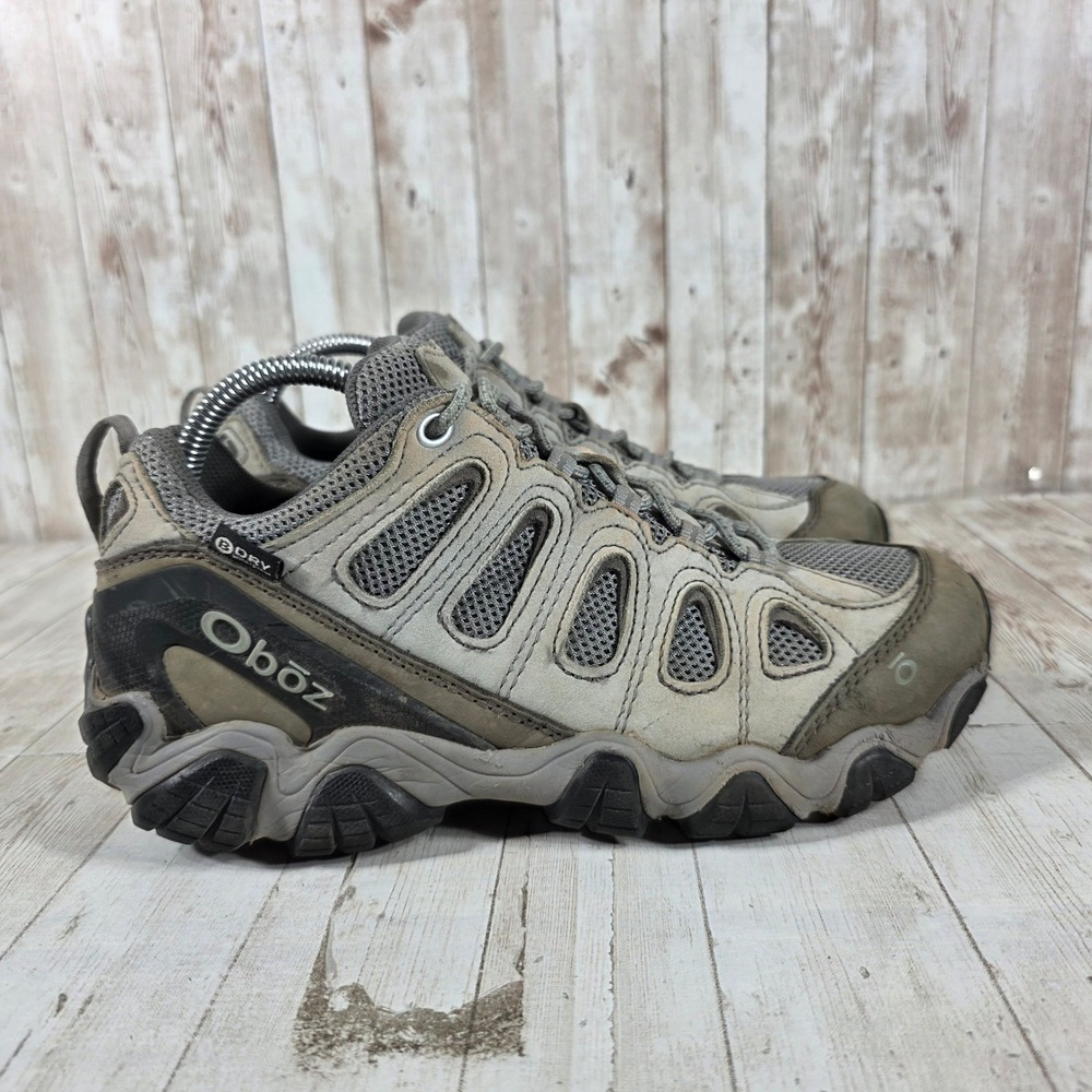 Oboz Sawtooth II Low B-DRY Waterproof Hiking Shoes Pewter Frost Womens 9 23402